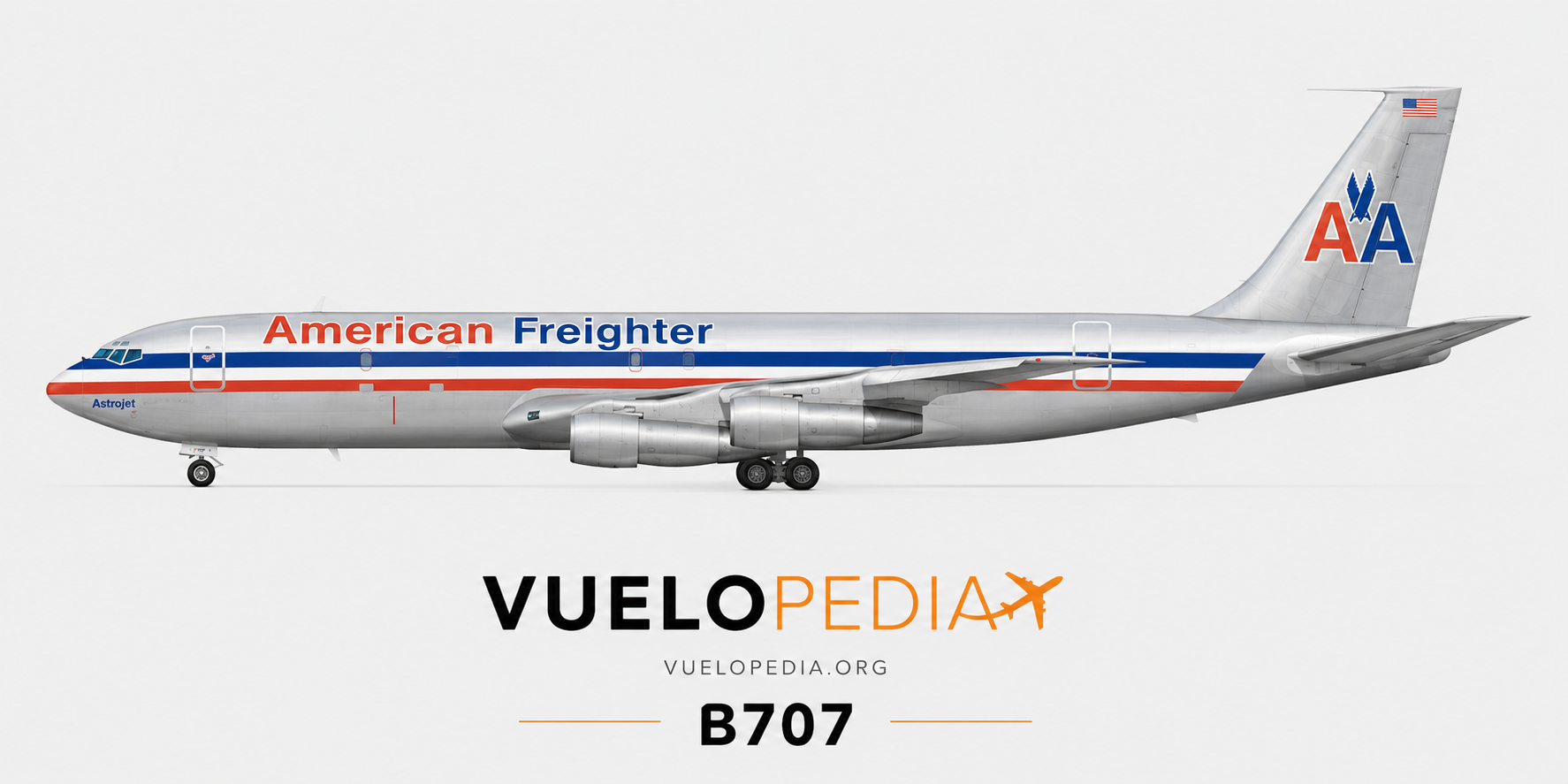 Ilustración Boeing 707