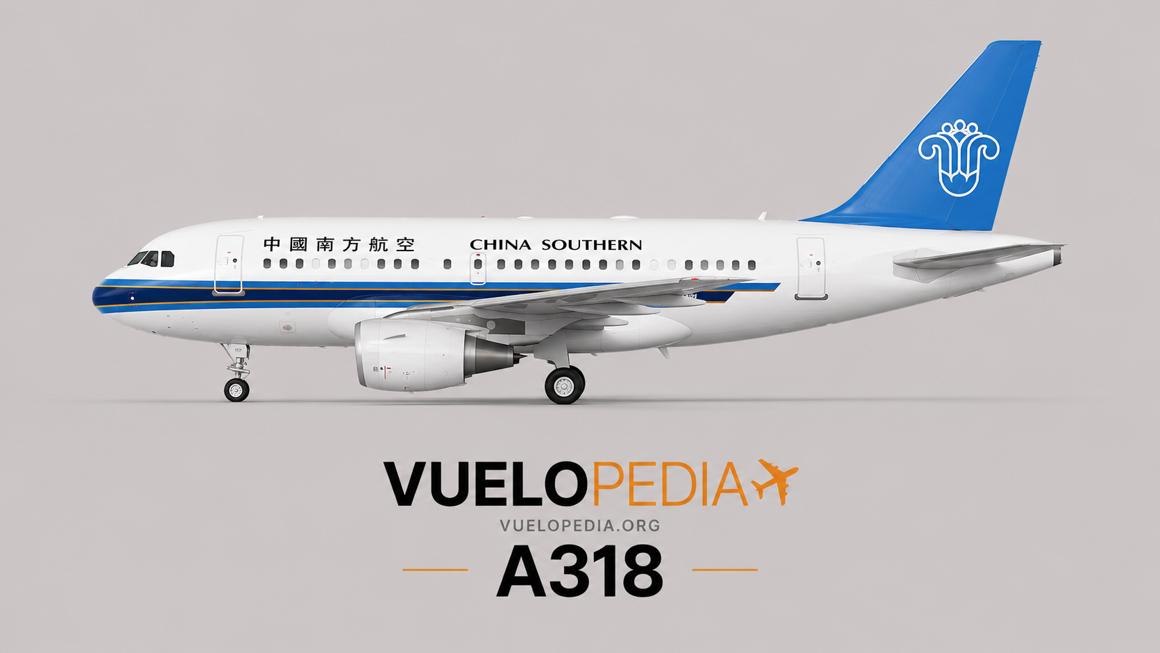 Ilustración Airbus ACJ318 (A318-112) de China Eastern Airlines