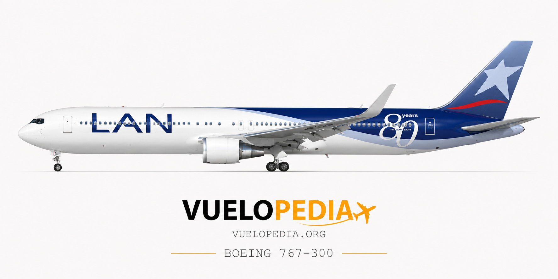 Boeing 767 illustration
