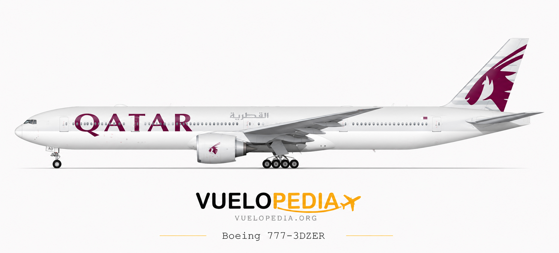 Boeing 777 illustration