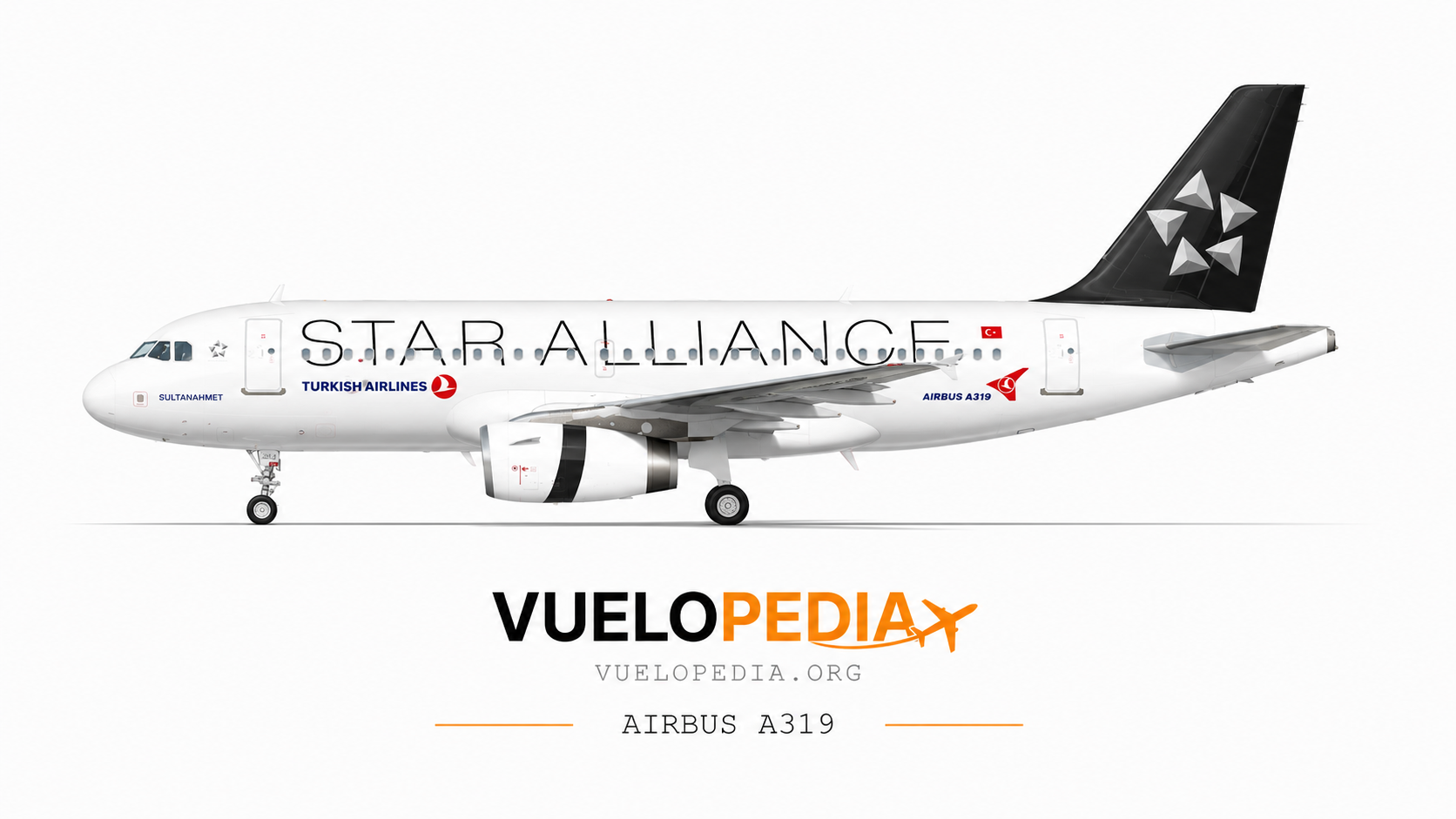 Airbus A319 illustration