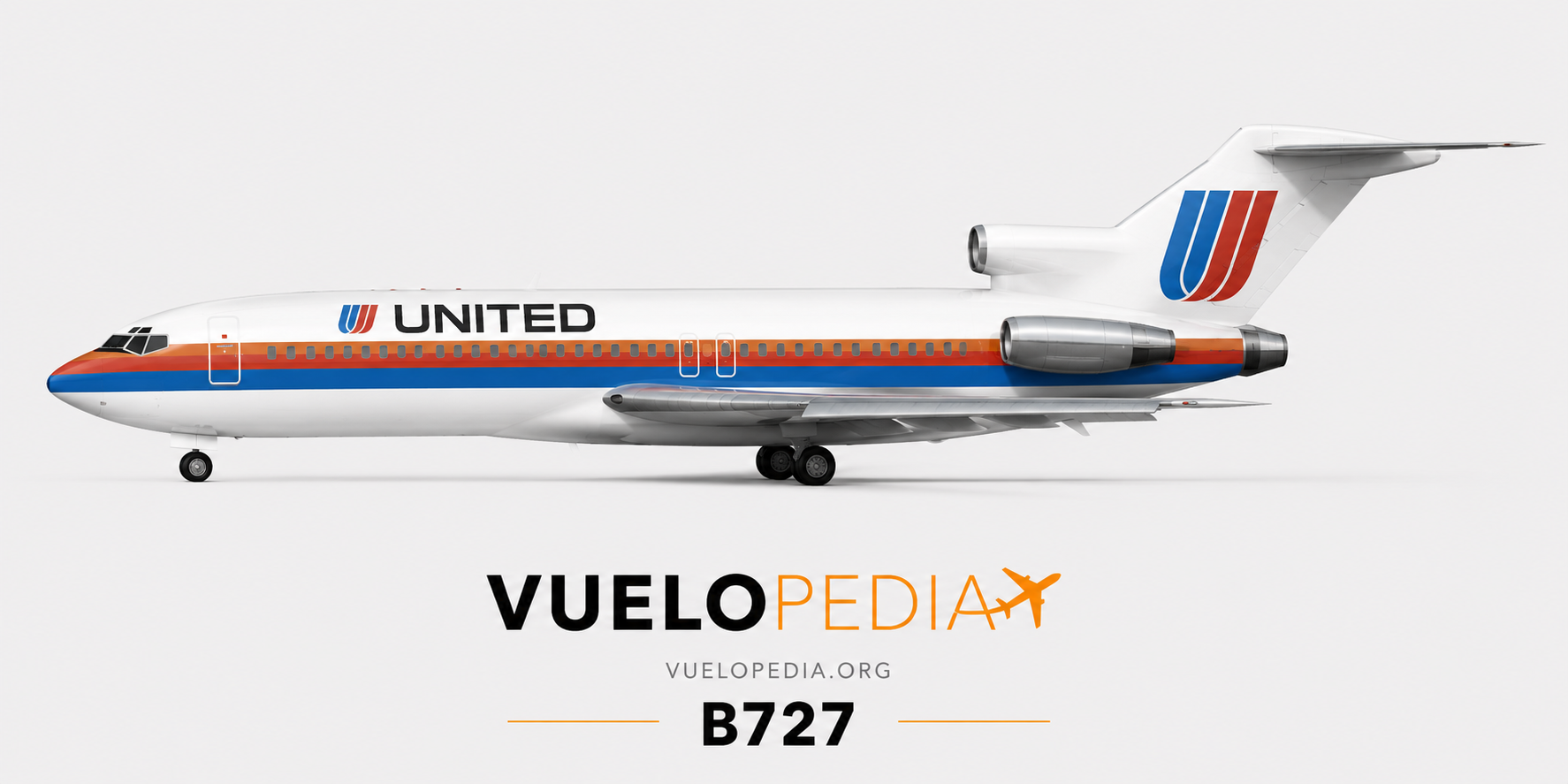 Ilustración Boeing 727