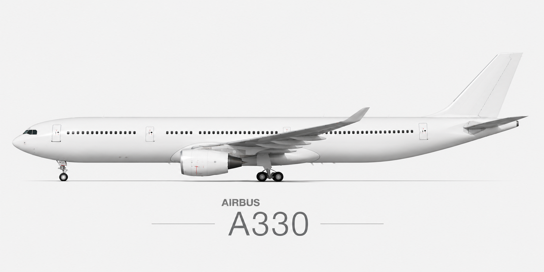 Ilustración Airbus ACJ330 (A330-243) de Sky Prime Aviation