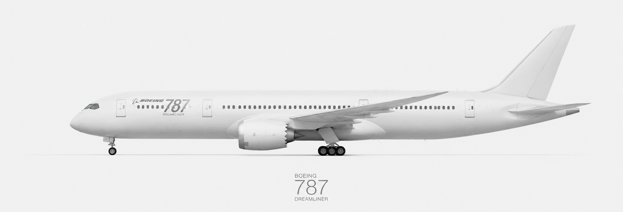 Ilustración Boeing 787-9 de Qantas