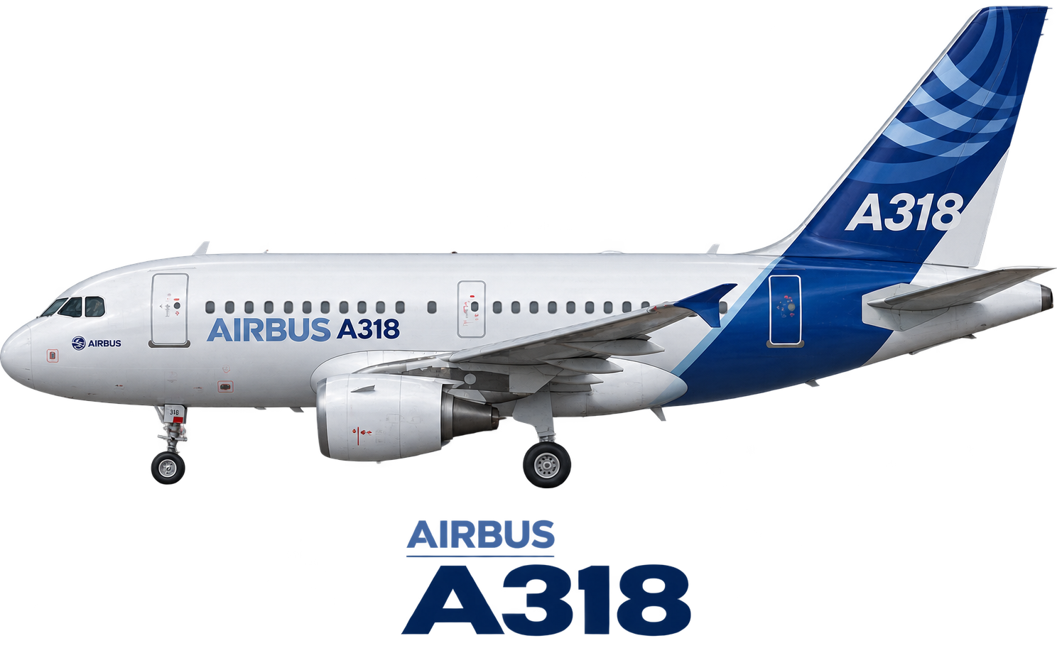 Airbus A318 illustration