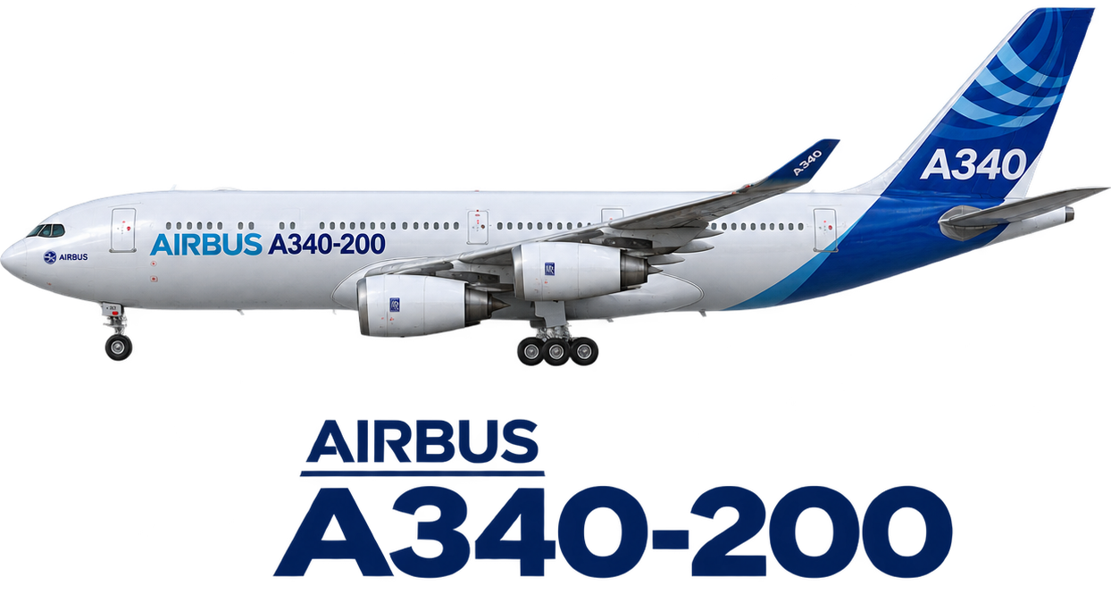 Airbus A340-200 (A340-212) illustration in Tarmac Aerosave livery