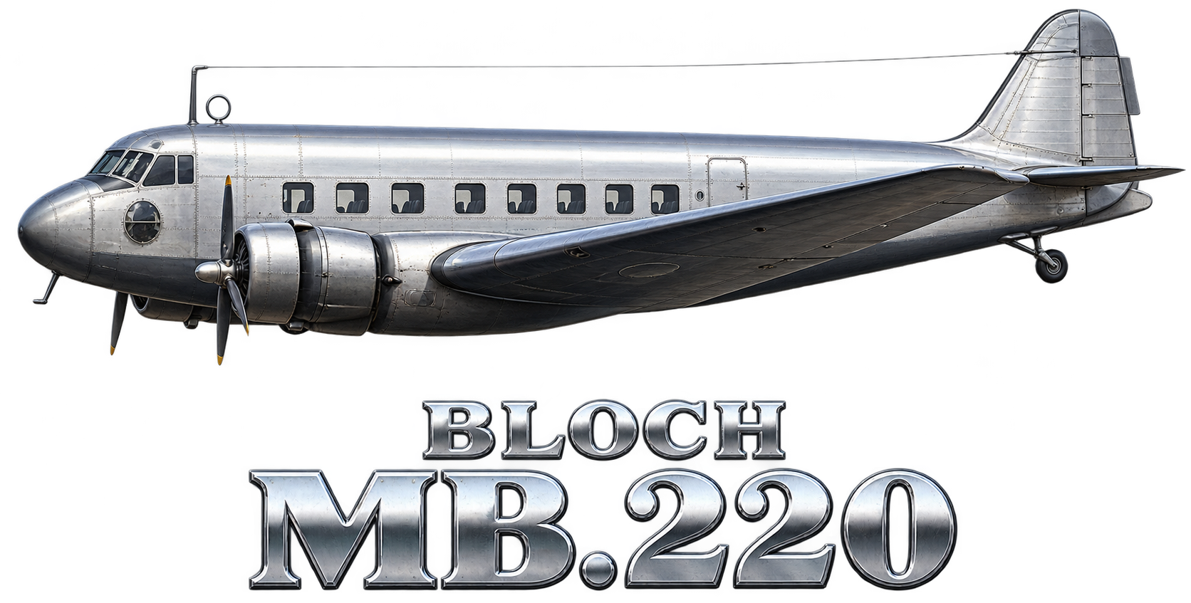 Bloch MB.220 illustration