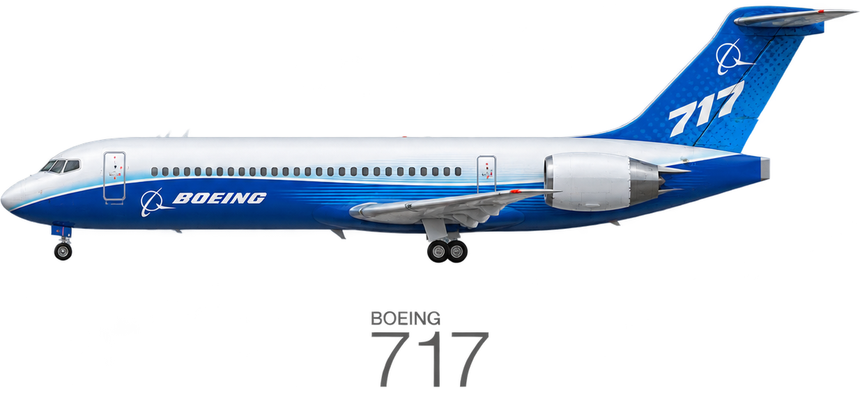 Boeing 717 illustration