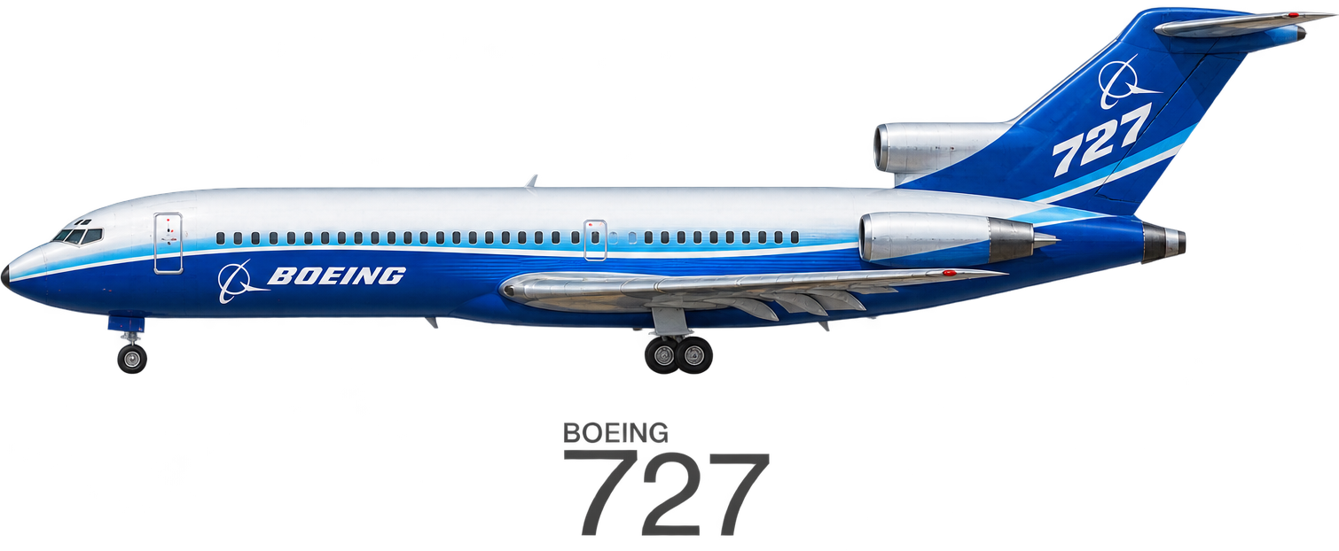 Boeing 727 illustration