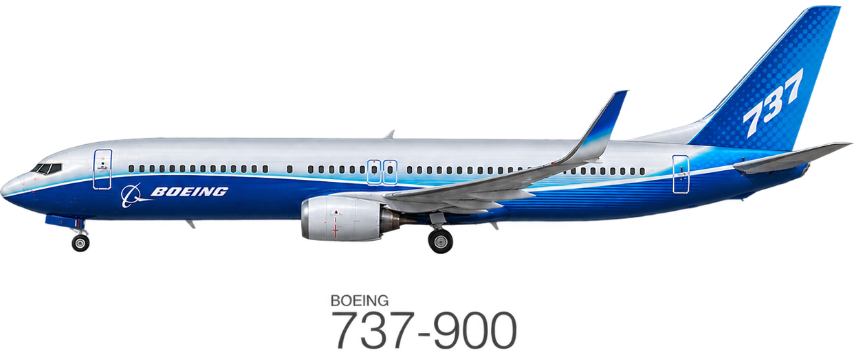 Boeing 737 illustration