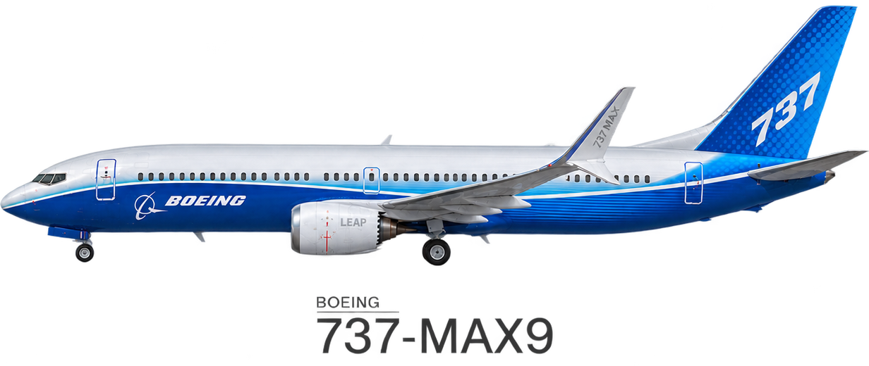 Boeing 737 MAX illustration