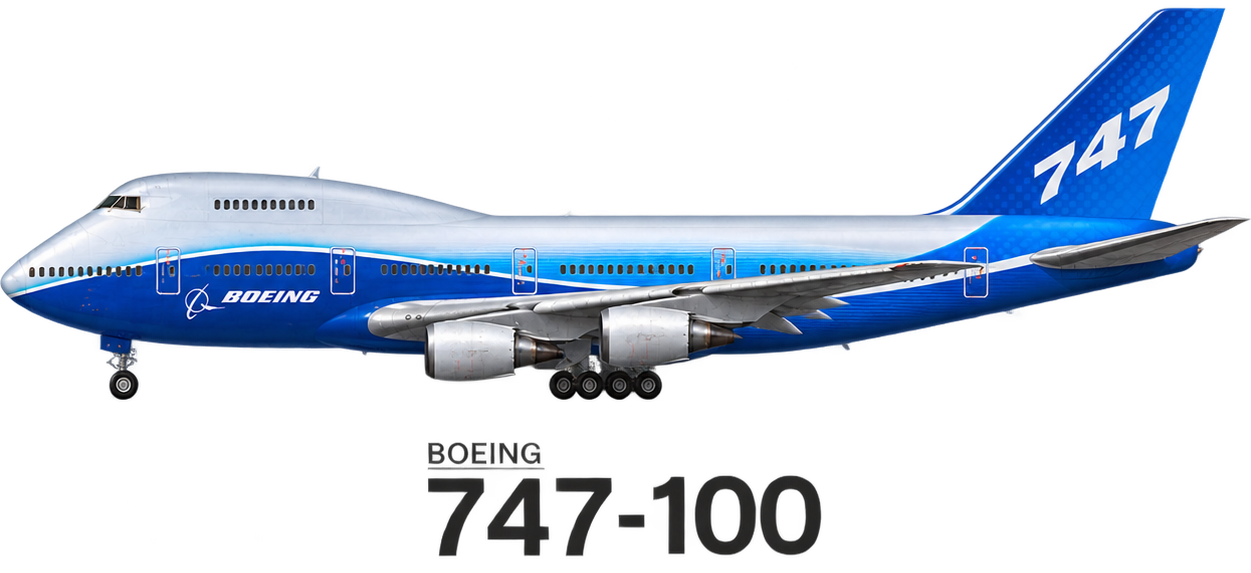 Boeing 747 illustration