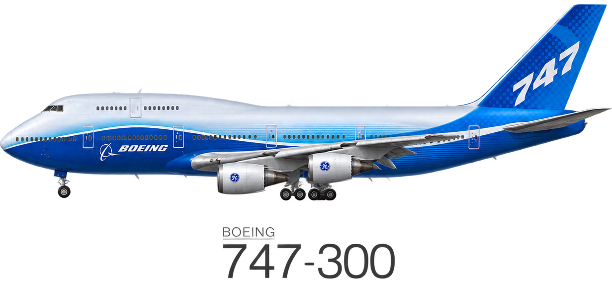 Boeing 747 illustration