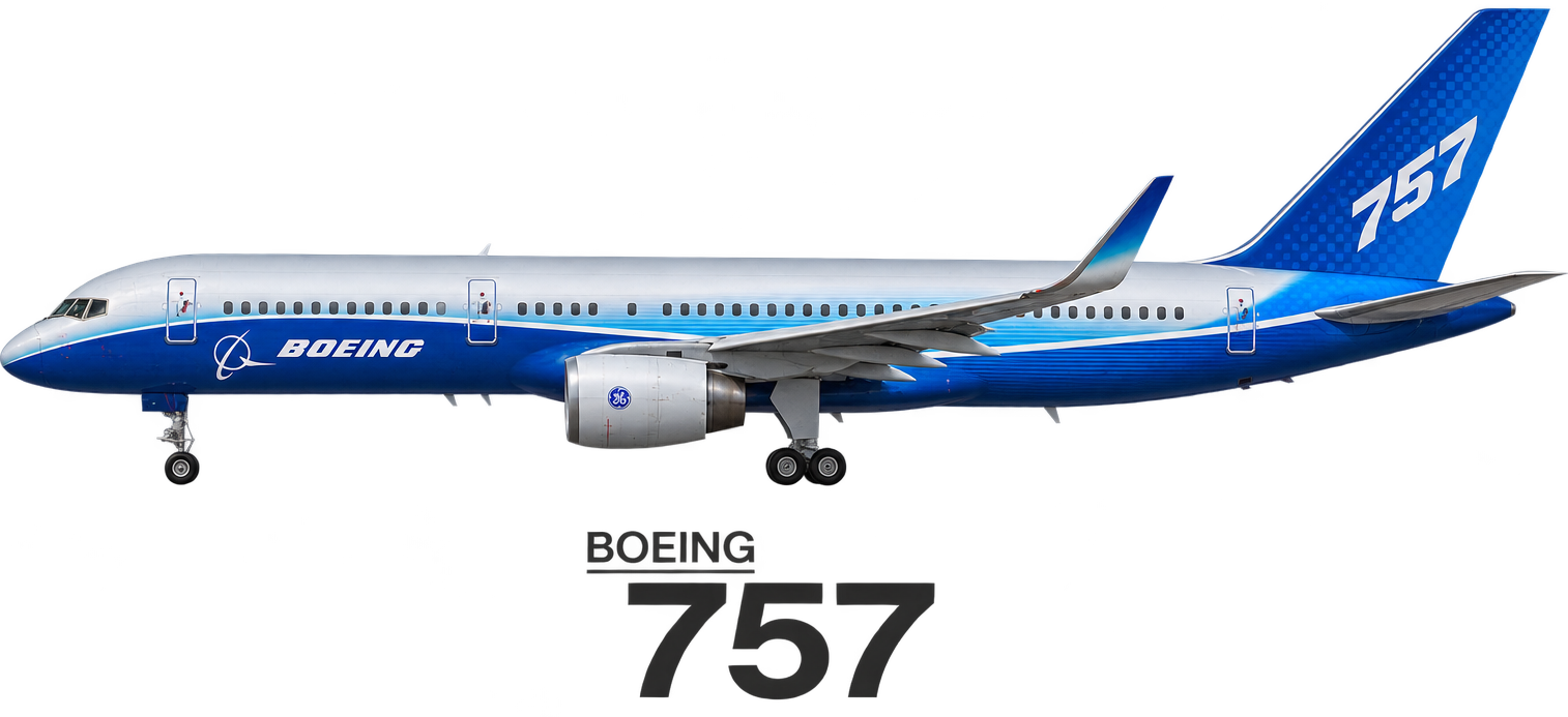 Boeing 757 illustration