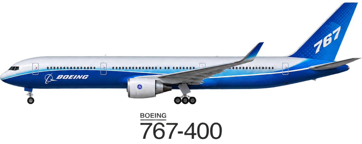 Boeing 767 illustration