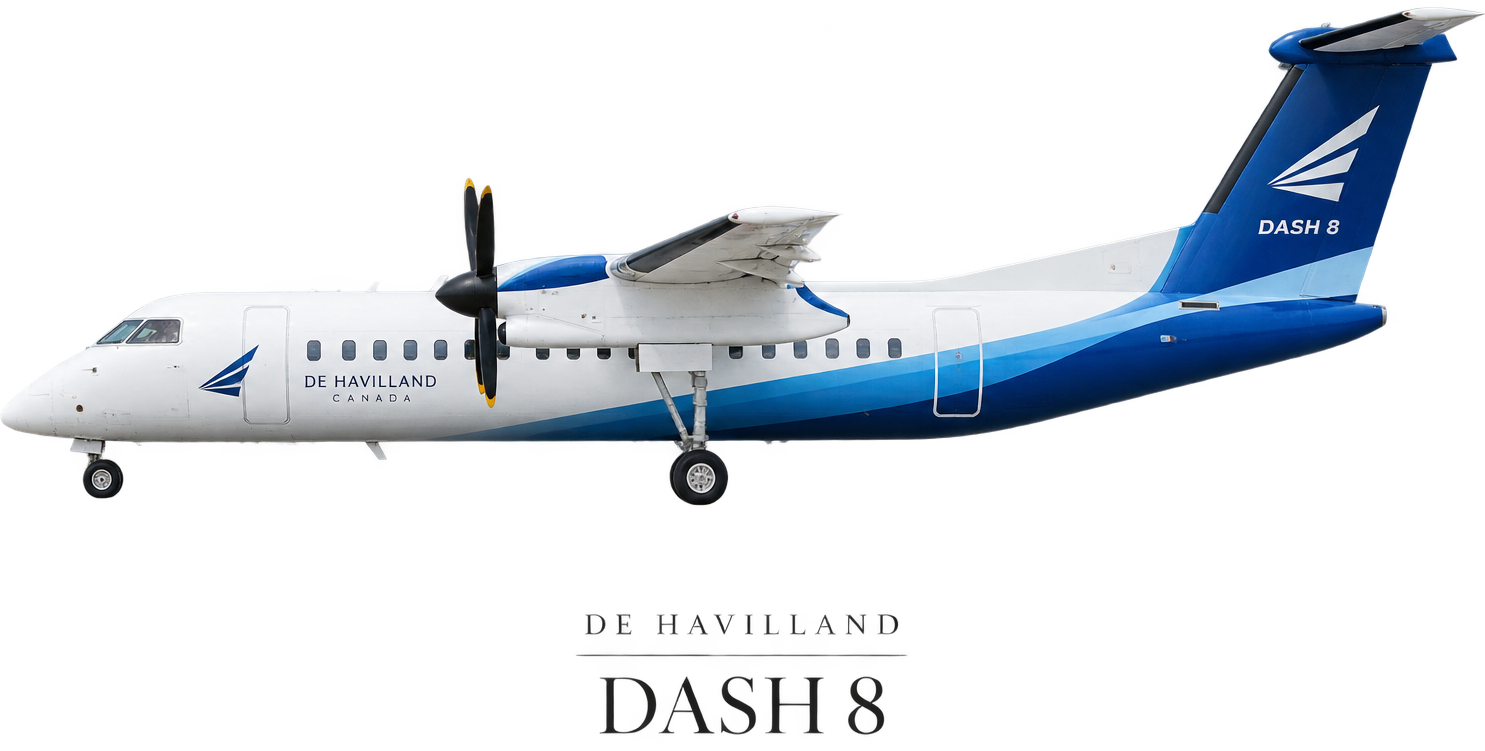 De Havilland Canada Dash 8 illustration