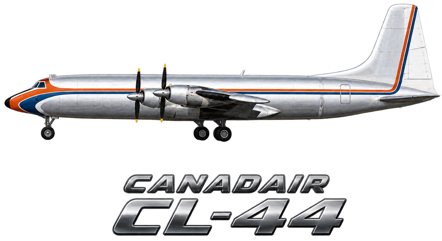 Canadair CL-44 illustration
