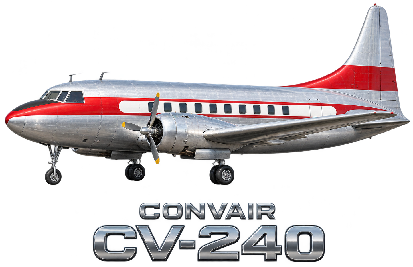 Ilustración Convair CV-240