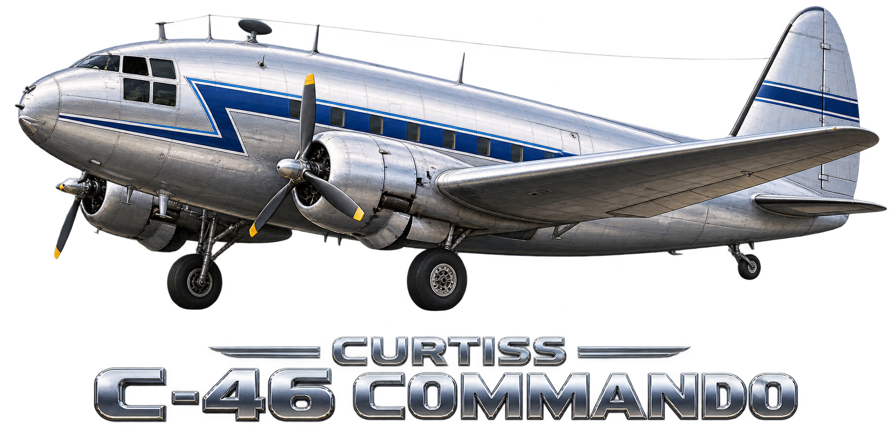 Curtiss C-46 Commando illustration