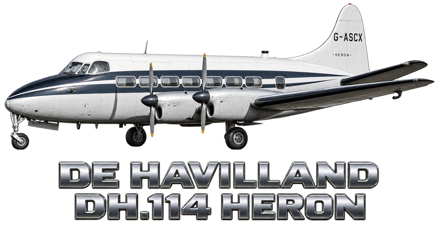 de Havilland DH.114 Heron illustration