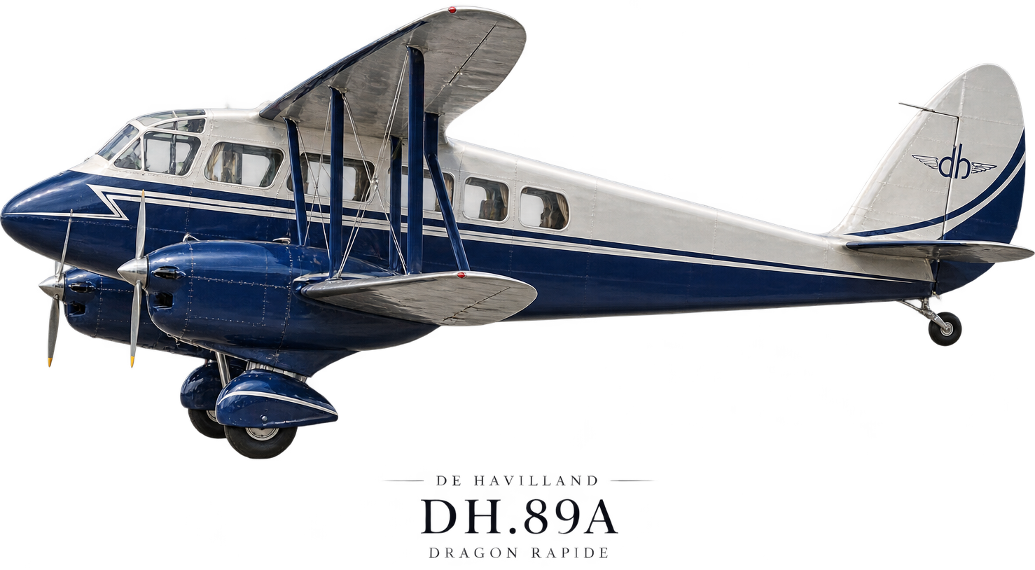 De Havilland DH.89 Dragon Rapide illustration