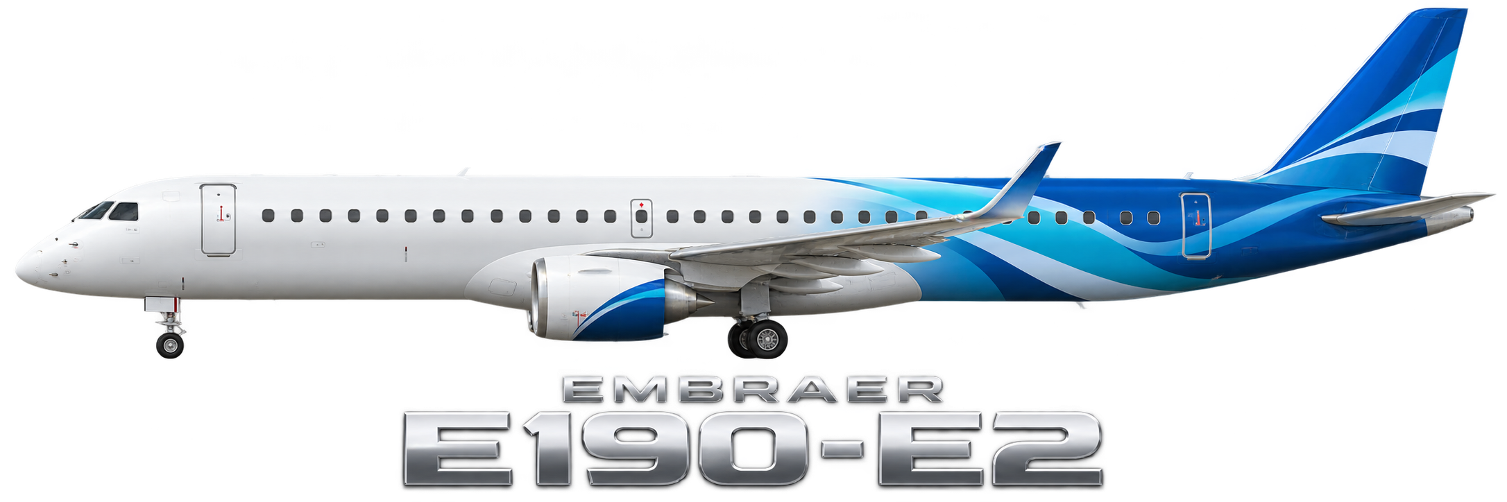 Ilustración Embraer E190-E2 de Desconocida