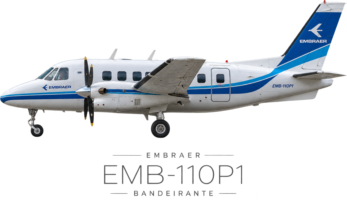 Embraer EMB 110 Bandeirante illustration