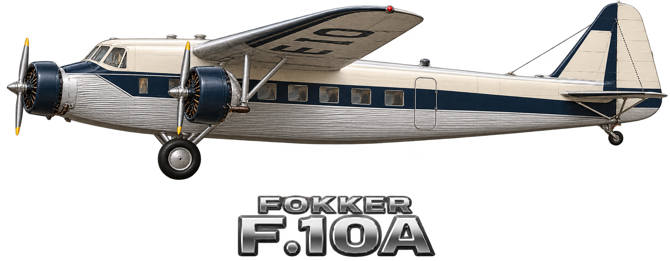 Fokker F-10 illustration