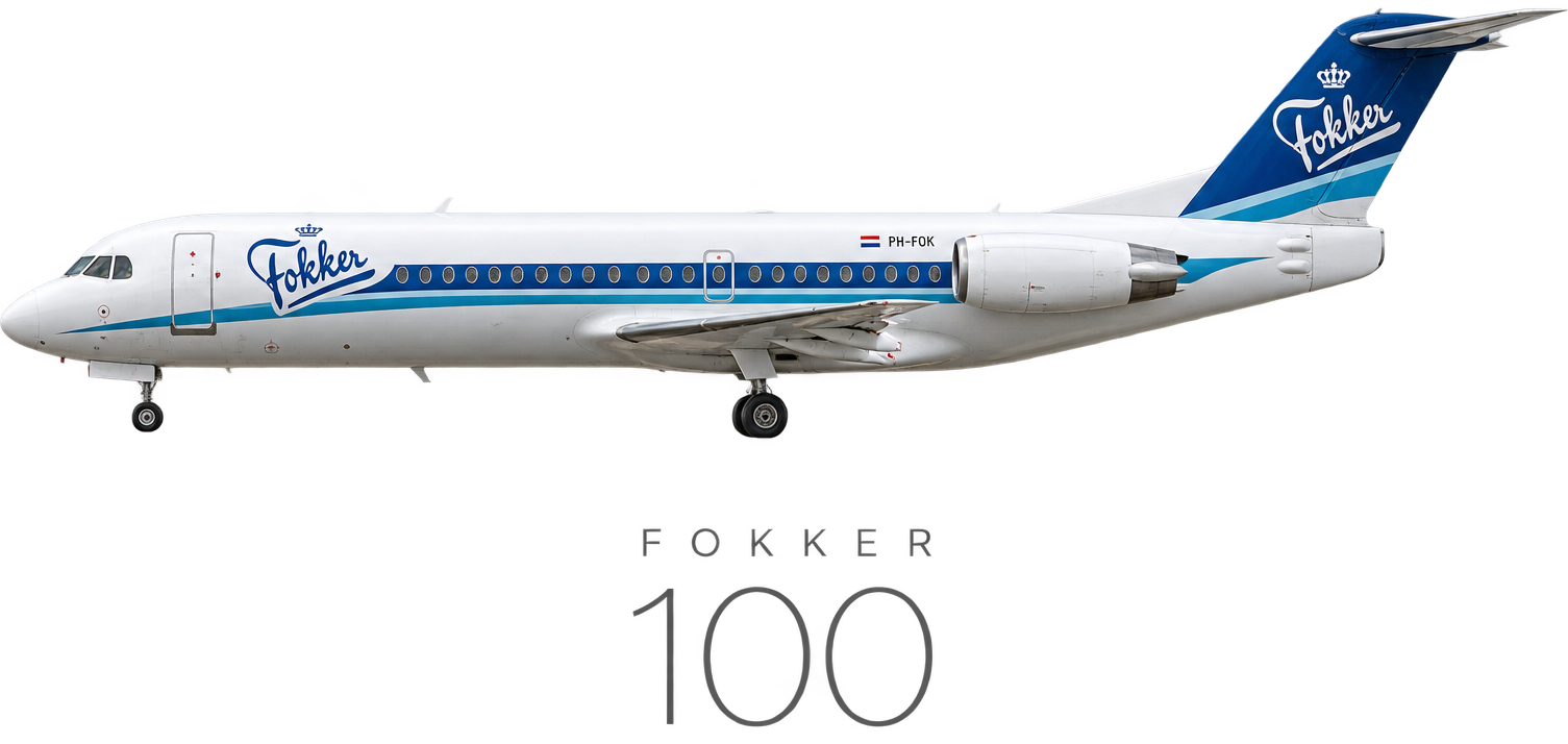 Fokker 100 illustration
