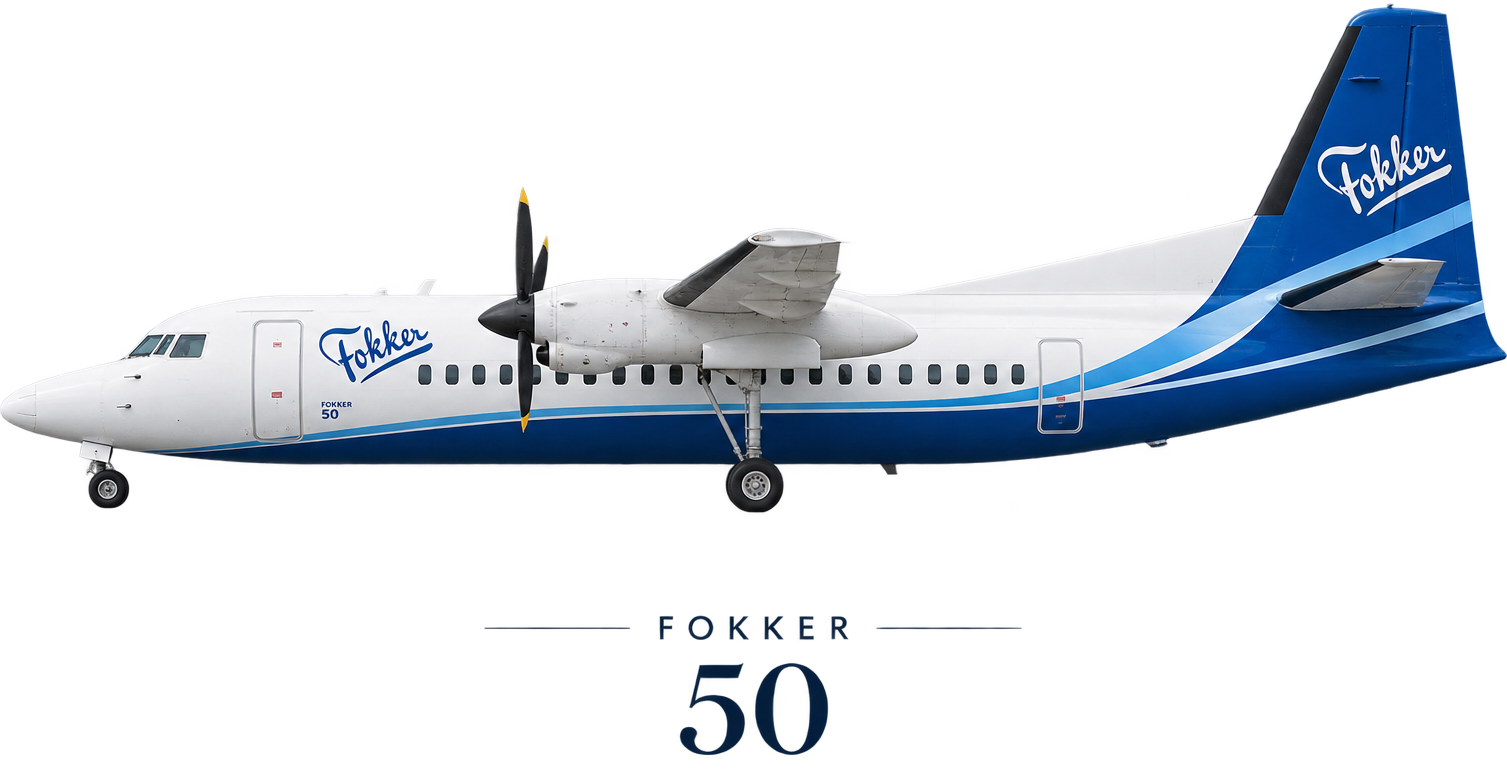 Ilustración Fokker 50