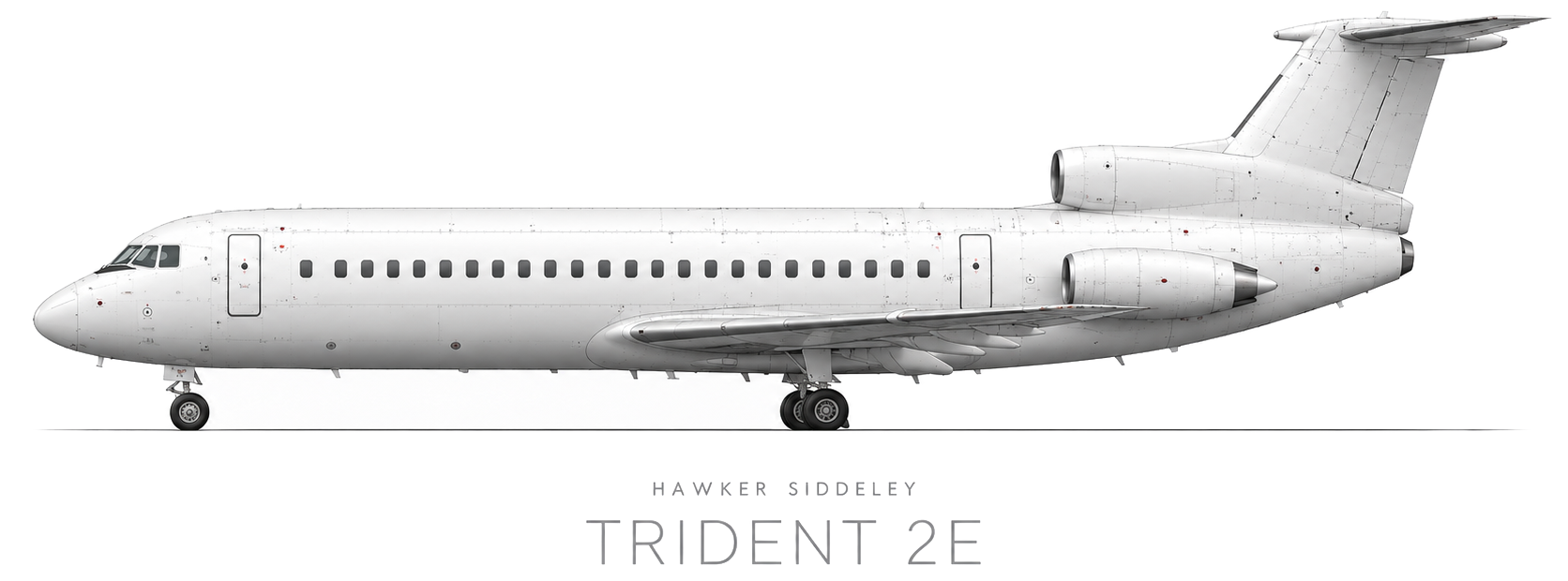 Hawker Siddeley Trident illustration