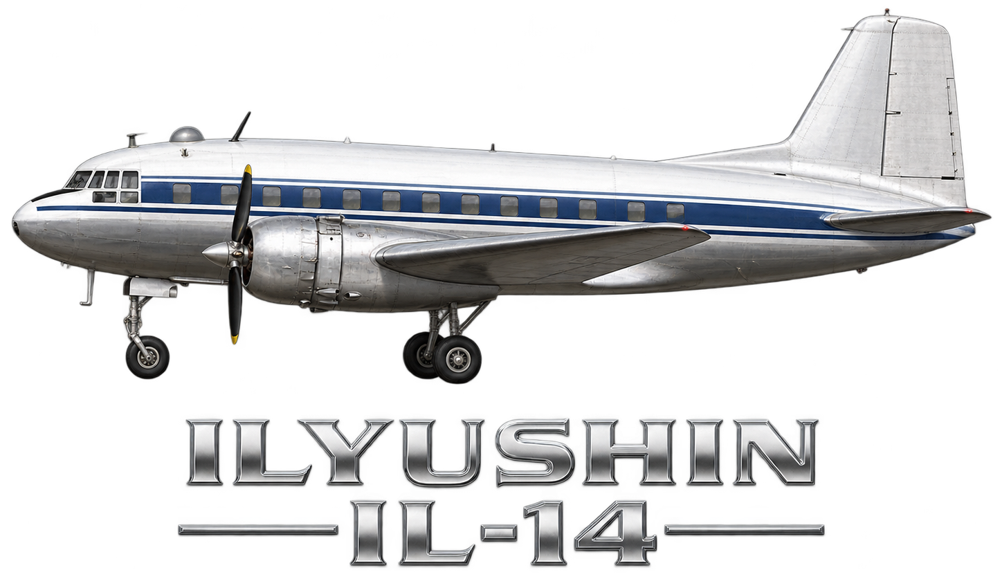 Ilustración Ilyushin Il-14