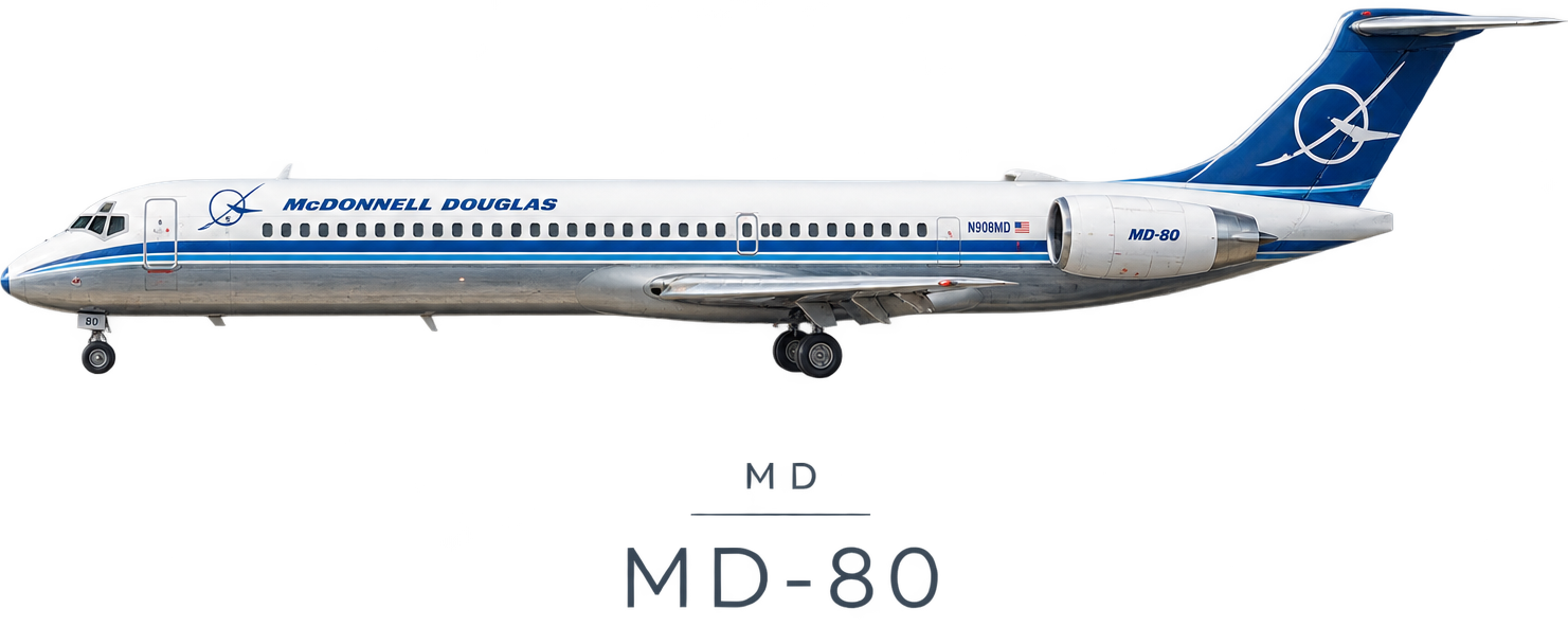 McDonnell Douglas MD-80 illustration