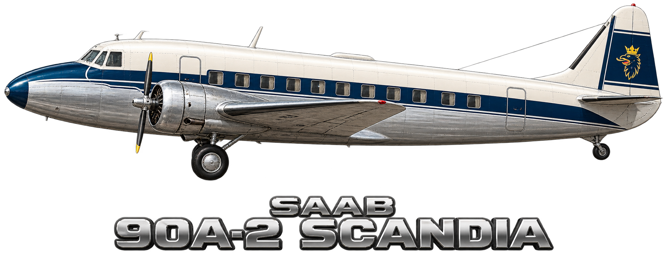 Saab 90 Scandia illustration
