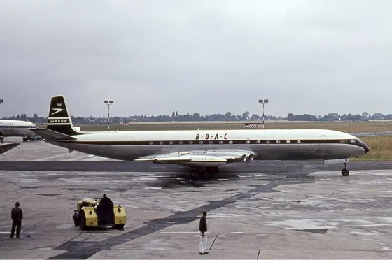 Photograph related to BOAC Flight 781: the Comet off Elba