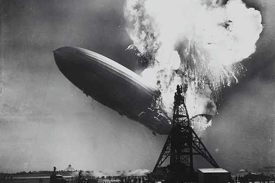 Photograph related to The Hindenburg at Lakehurst