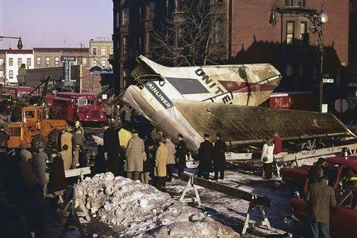 Photograph related to New York: United 826 and TWA 266