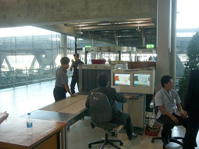 Every passenger goes through security screening