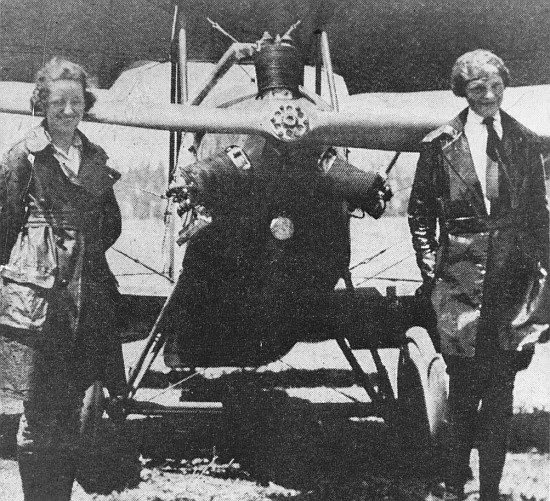 El primer récord de Amelia Earhart