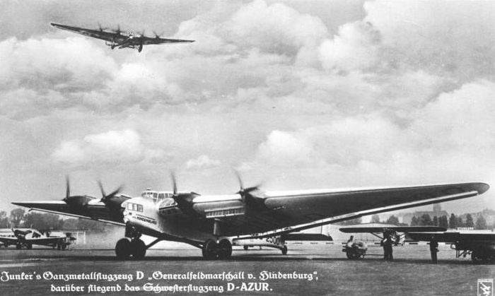 Vuela el gigante Junkers G 38