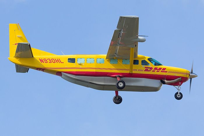 The Cessna Caravan flies