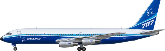The Boeing 707 and the jet age