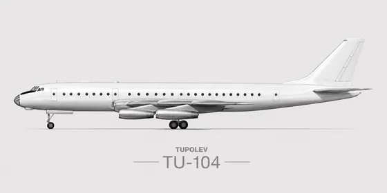 The Tu-104 brings the jet East