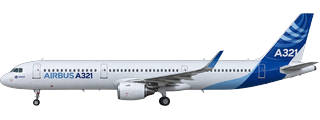 Airbus A321 illustration