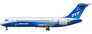 Boeing 717 illustration