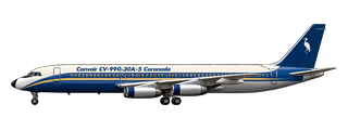 Convair 990 Coronado illustration
