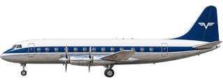 Ilustración Vickers Viscount