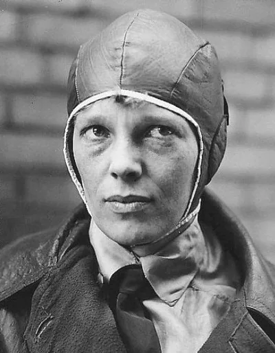 Portrait of Amelia Earhart